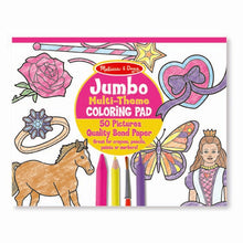 Load image into Gallery viewer, Jumbo Colouring Pad Pink