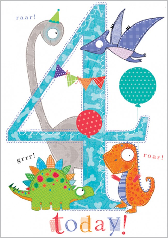 Age 4 Card