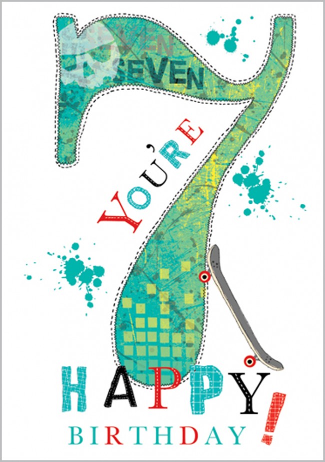 Age 7 Card