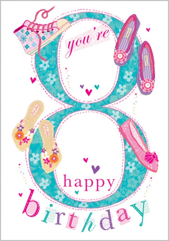 Age 8 Card