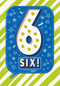 Age 6 Card