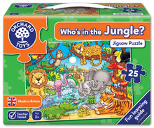 Load image into Gallery viewer, Whos in the Jungle Puzzle

