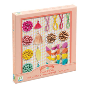 Beads and Cubes Bracelet Set