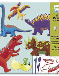 Pantins A Colorier Dinos